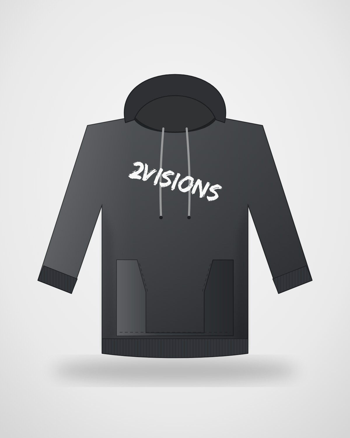 Hoodie Oversize · Charcoal