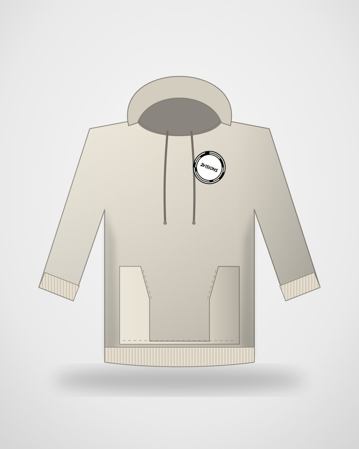 Hoodie Logo · Hueso